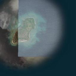 Turtle Islands High Resolution Satellite Map
