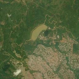 Akim Oda High Resolution Satellite Map