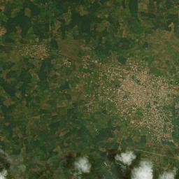 Adiaké High Resolution Satellite Map