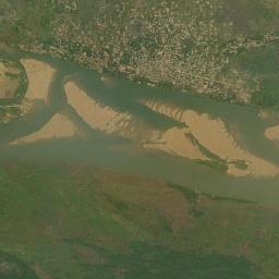 Kouango High Resolution Satellite Map