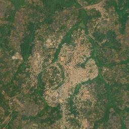 Nanga Eboko High Resolution Satellite Map