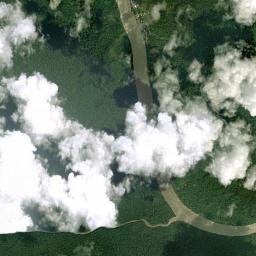 Litoral del San Juan High Resolution Satellite Map