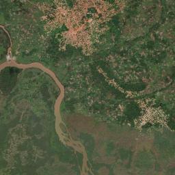 Gamboula High Resolution Satellite Map