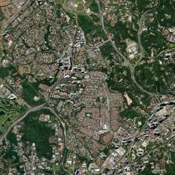 Kuala Lumpur High Resolution Satellite Map