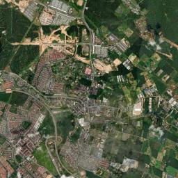Ulu Tiram High Resolution Satellite Map