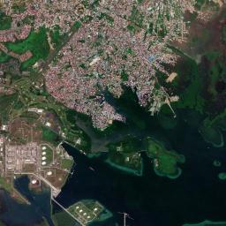 Kota Bontang High Resolution Satellite Map