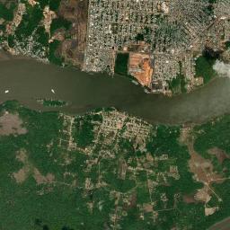 Santana High Resolution Satellite Map