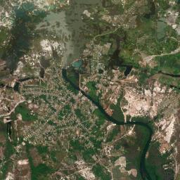 Kabupaten Belitung Timur High Resolution Satellite Map