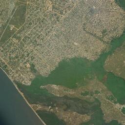 Moanda High Resolution Satellite Map