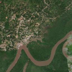 Kiunga High Resolution Satellite Map