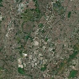 Kota Bekasi High Resolution Satellite Map