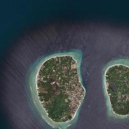 Gili Trawangan,  locator map