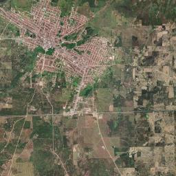 Águas Belas High Resolution Satellite Map