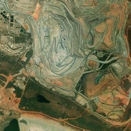 Kansanshi High Resolution Satellite Map