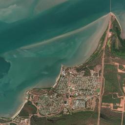 Weipa High Resolution Satellite Map