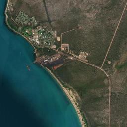 Alyangula High Resolution Satellite Map