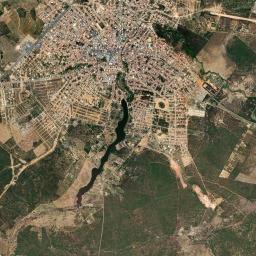 Poções High Resolution Satellite Map