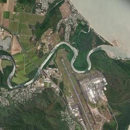 Machans Beach High Resolution Satellite Map