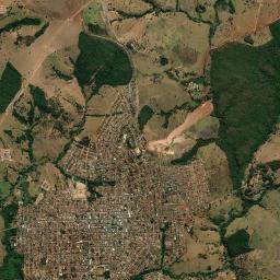 Pires do Rio High Resolution Satellite Map