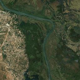 Shakawe High Resolution Satellite Map