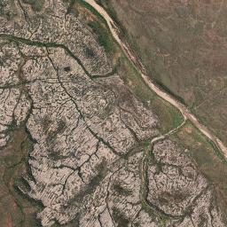 Aerial view of Agate Creek Fossicking Area