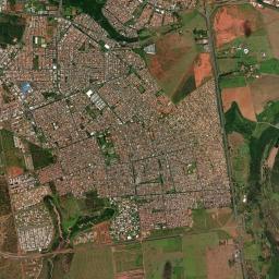 Uberlândia, MG locator map