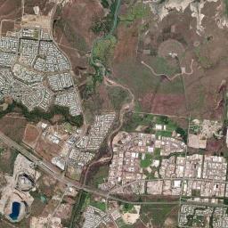 Burdell High Resolution Satellite Map