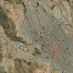 Potosí High Resolution Satellite Map
