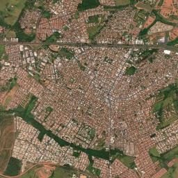 Fernandópolis High Resolution Satellite Map