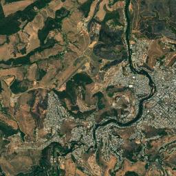 Ponte Nova High Resolution Satellite Map