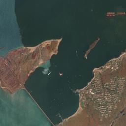 Dampier High Resolution Satellite Map