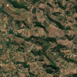 Ervália High Resolution Satellite Map