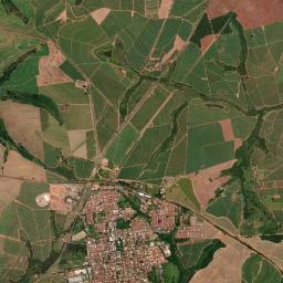 Santa Adélia High Resolution Satellite Map