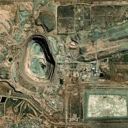 Orapa High Resolution Satellite Map