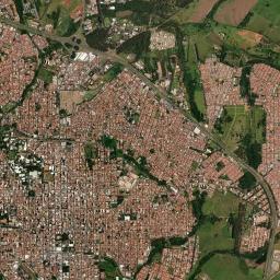 São Carlos High Resolution Satellite Map