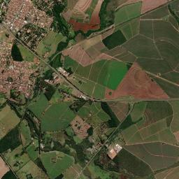 Brotas High Resolution Satellite Map