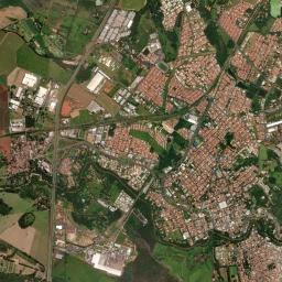 Jaguariúna High Resolution Satellite Map