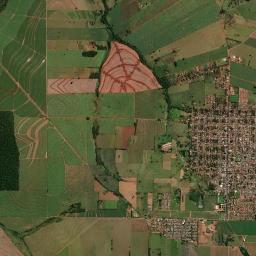 Centenário do Sul High Resolution Satellite Map