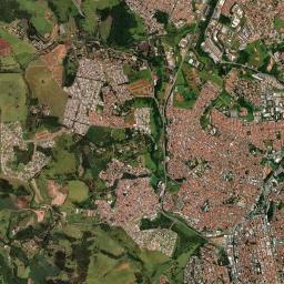 Bragança Paulista High Resolution Satellite Map