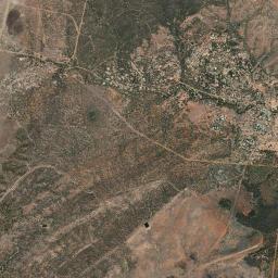 Aerial view of Rubyvale Fossicking Area