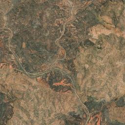 Aerial view of Paddy's Rockhole Fossicking Area