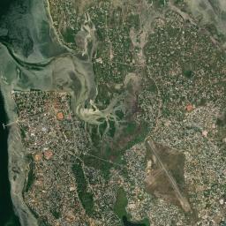 Inhambane High Resolution Satellite Map