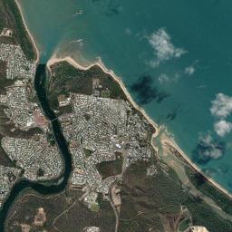 Boyne Island High Resolution Satellite Map