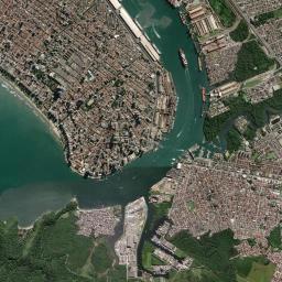 Santos, SP locator map