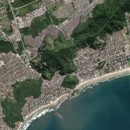 Guarujá High Resolution Satellite Map