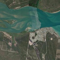 Burrum Heads High Resolution Satellite Map
