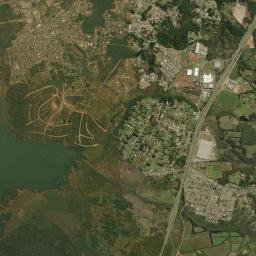 Quatro Barras High Resolution Satellite Map