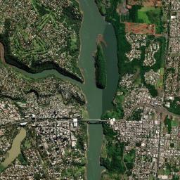Ciudad del Este High Resolution Satellite Map
