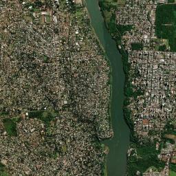 Foz do Iguaçu High Resolution Satellite Map