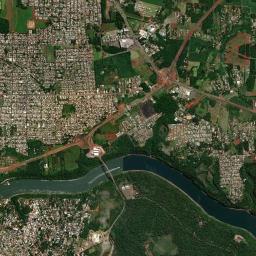 Puerto Iguazú High Resolution Satellite Map